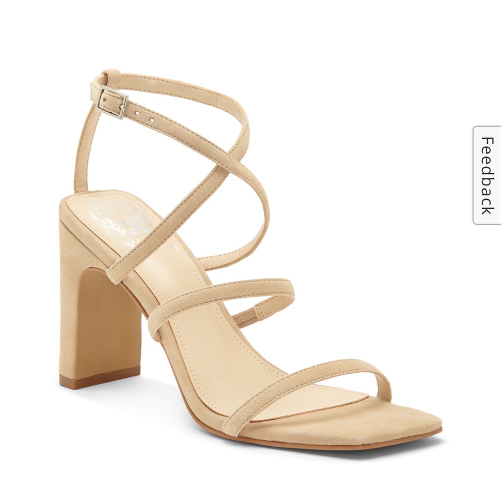 NEW VINCE CAMUTO MAIVRA SQUARE-TOE SANDAL
